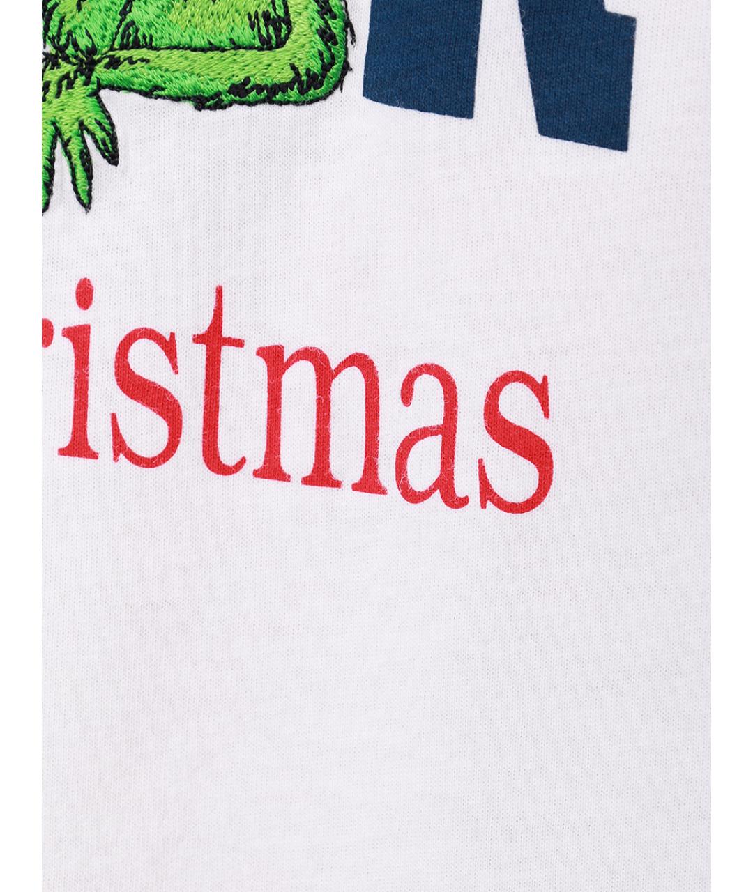 MC2 SAINT BARTH Белая хлопковая футболка, фото 6