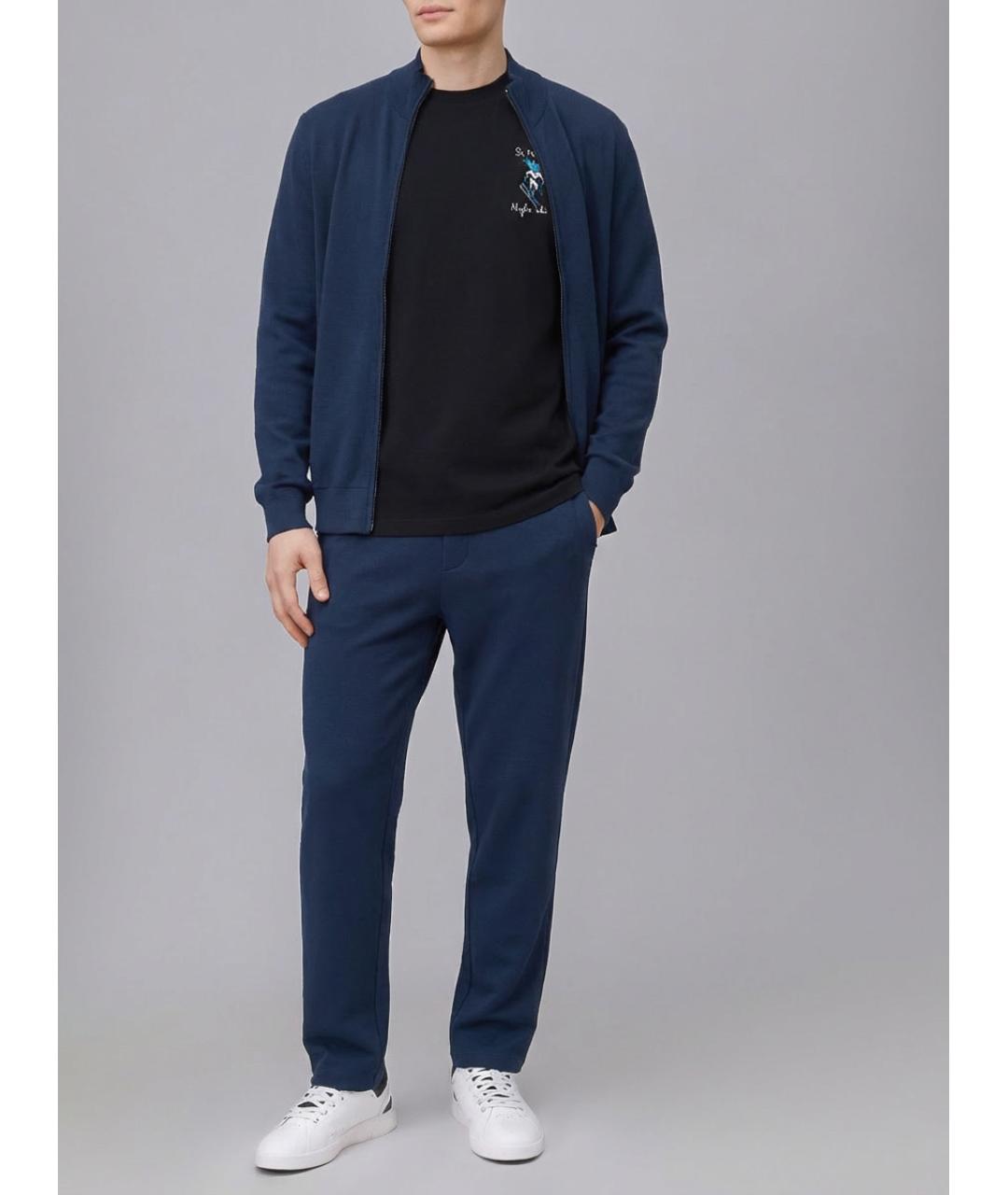 MC2 SAINT BARTH Черная хлопковая футболка, фото 2