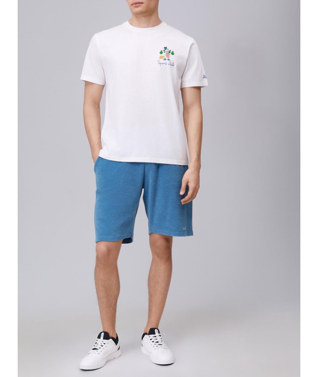 MC2 SAINT BARTH Белая хлопковая футболка, фото 2