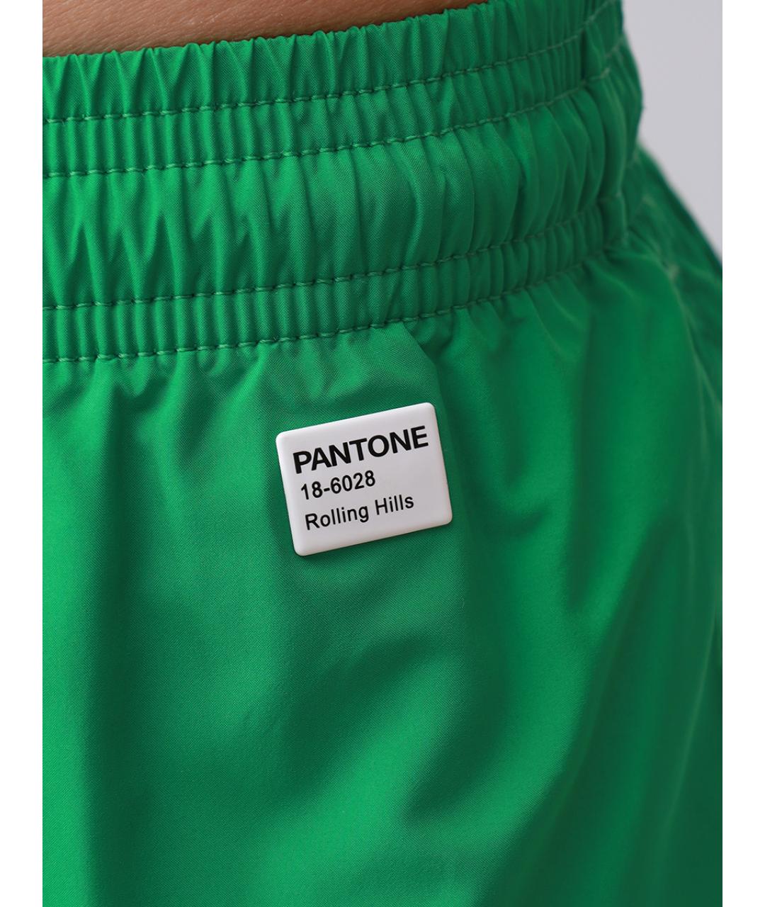 MC2 SAINT BARTH Зеленые полиамидовые шорты, фото 4