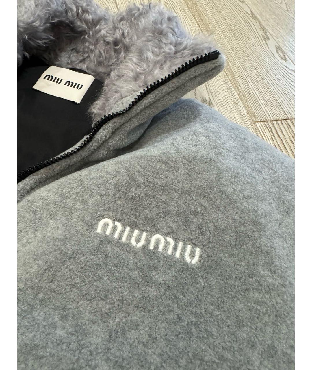 MIU MIU Серая куртка, фото 8
