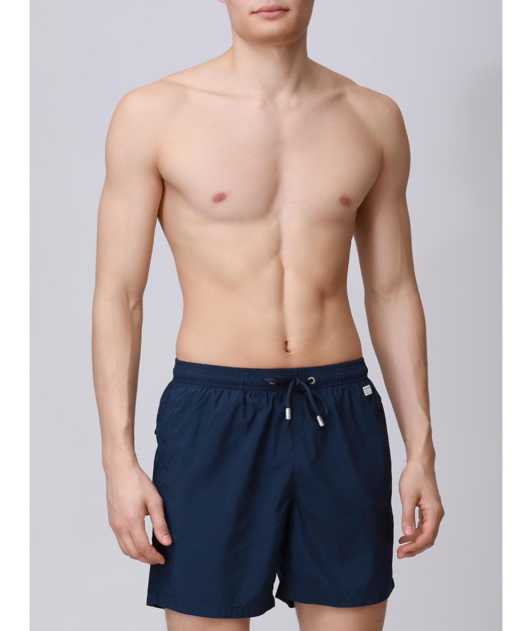 MC2 SAINT BARTH Синие полиамидовые шорты, фото 2