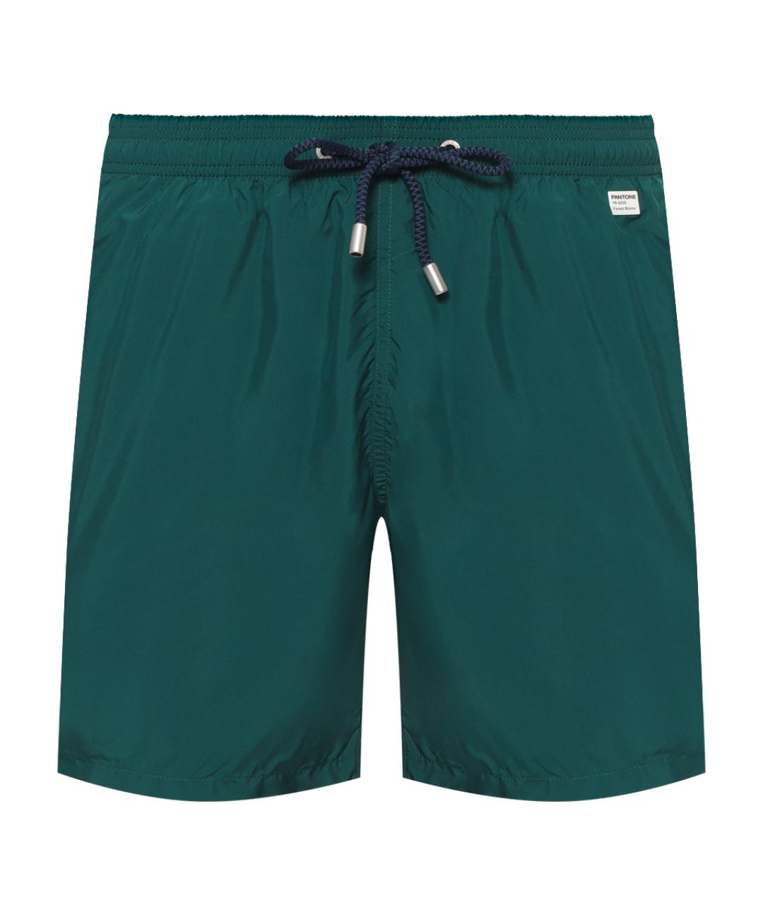 MC2 SAINT BARTH Зеленые полиамидовые шорты, фото 1