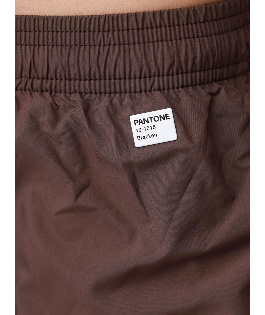 MC2 SAINT BARTH Коричневые полиамидовые шорты, фото 4