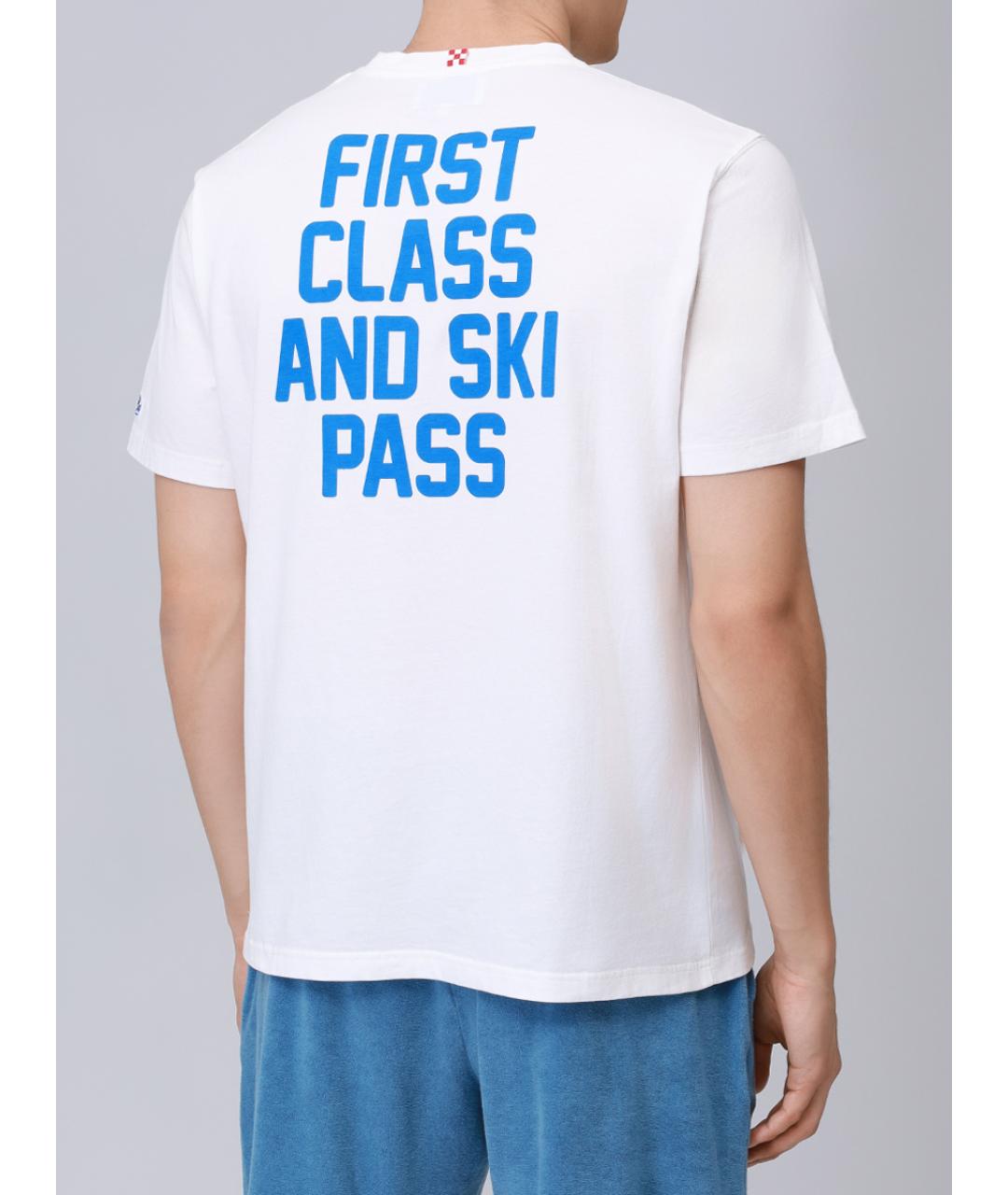 MC2 SAINT BARTH Белая хлопковая футболка, фото 3