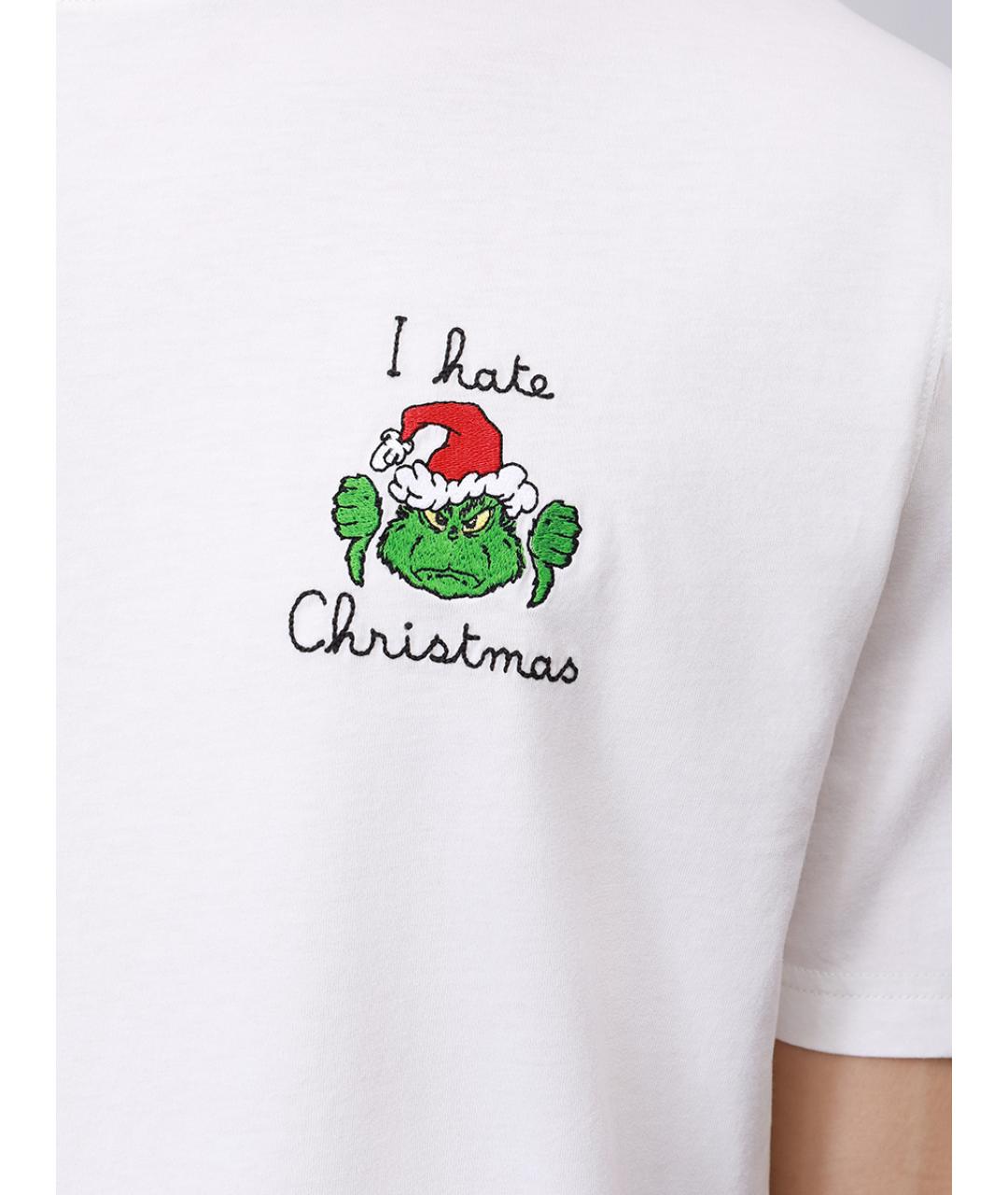 MC2 SAINT BARTH Белая хлопковая футболка, фото 5