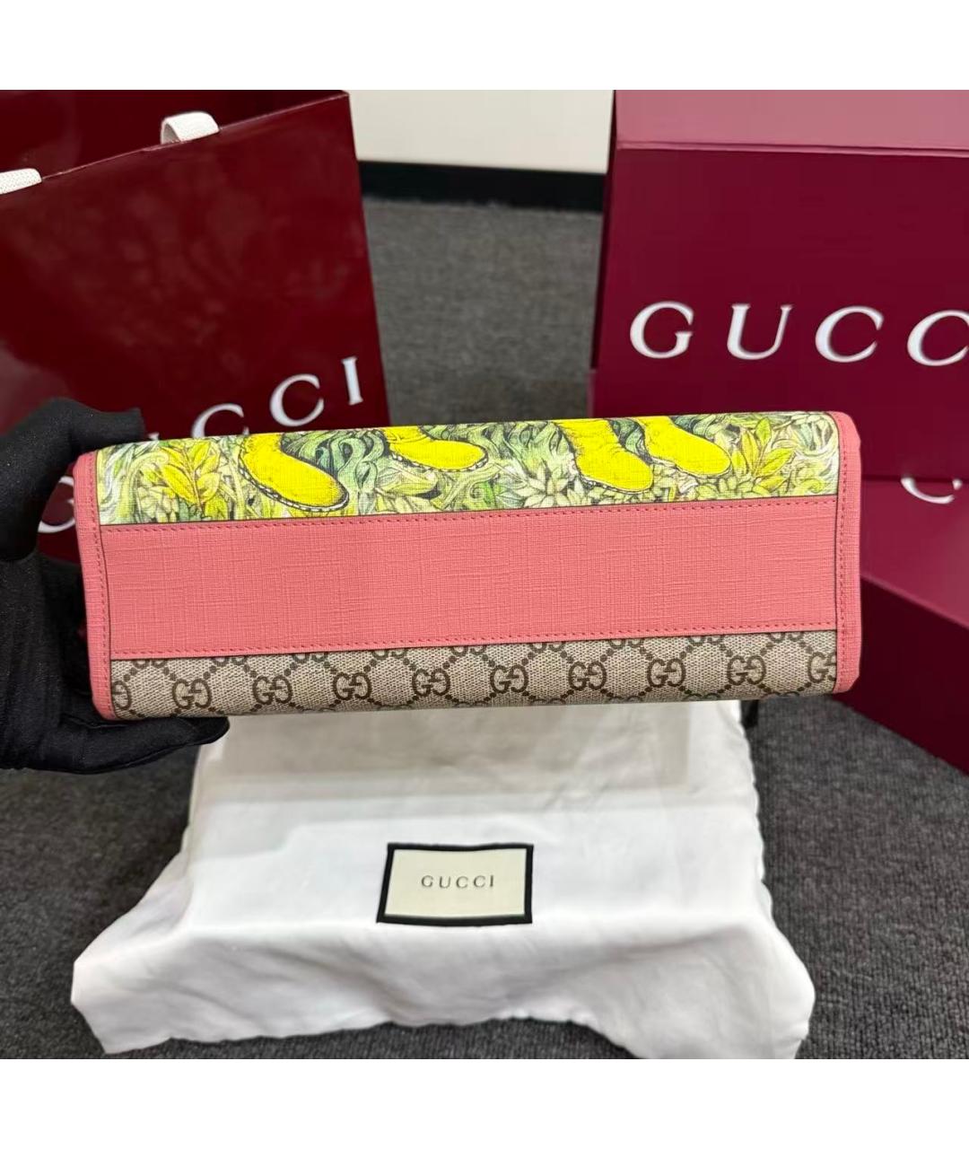 GUCCI Синтетическая сумка с короткими ручками, фото 6