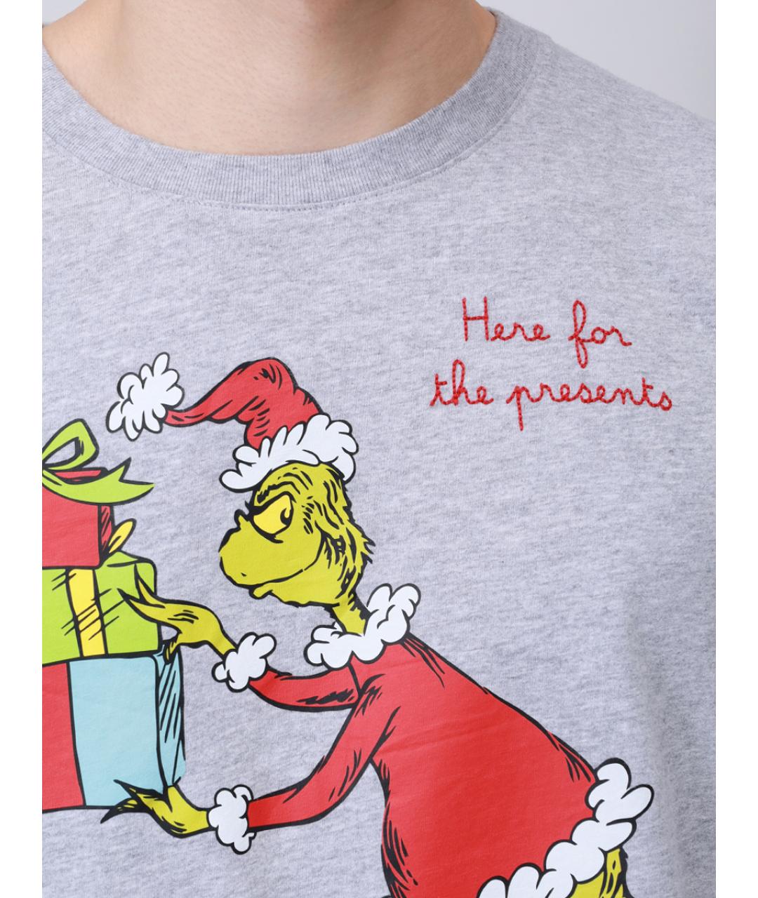 MC2 SAINT BARTH Серая хлопковая футболка, фото 5