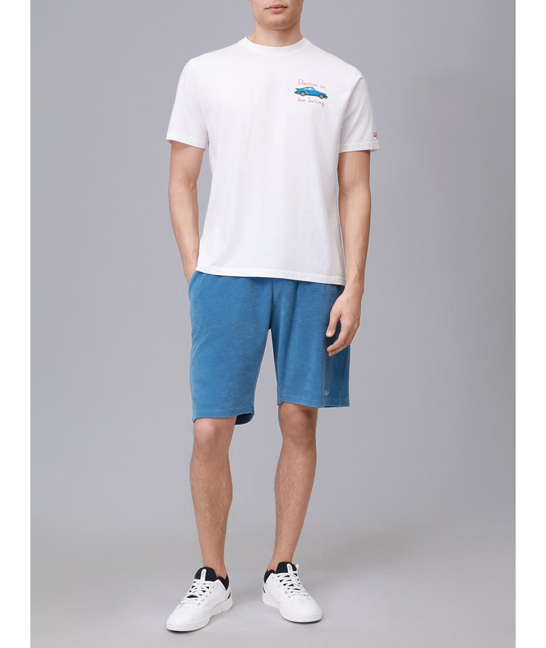 MC2 SAINT BARTH Белая хлопковая футболка, фото 2