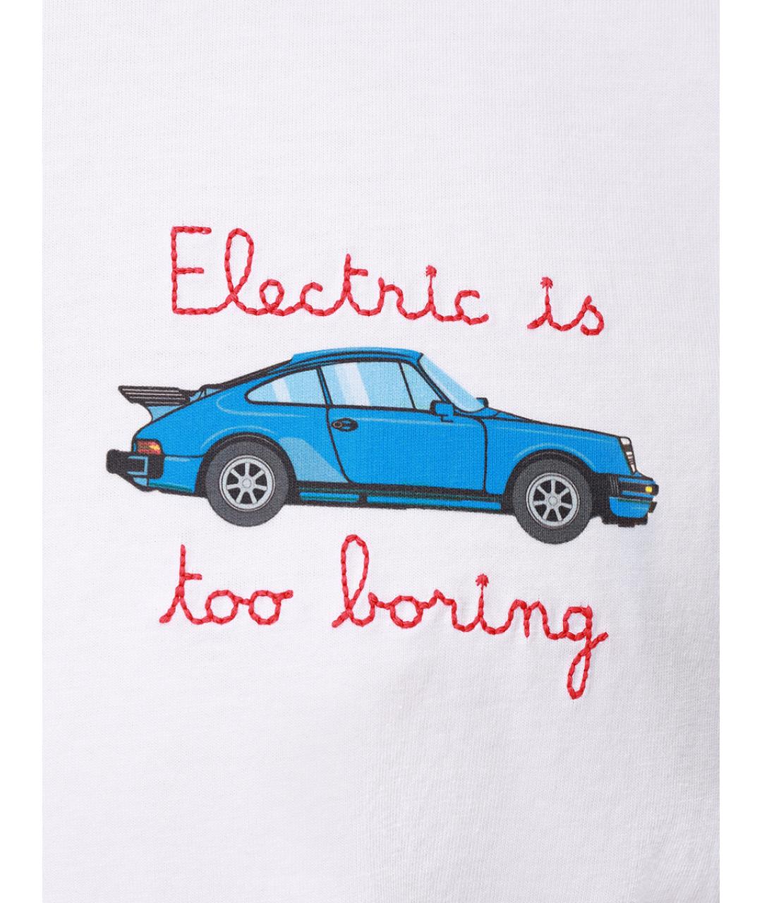 MC2 SAINT BARTH Белая хлопковая футболка, фото 5