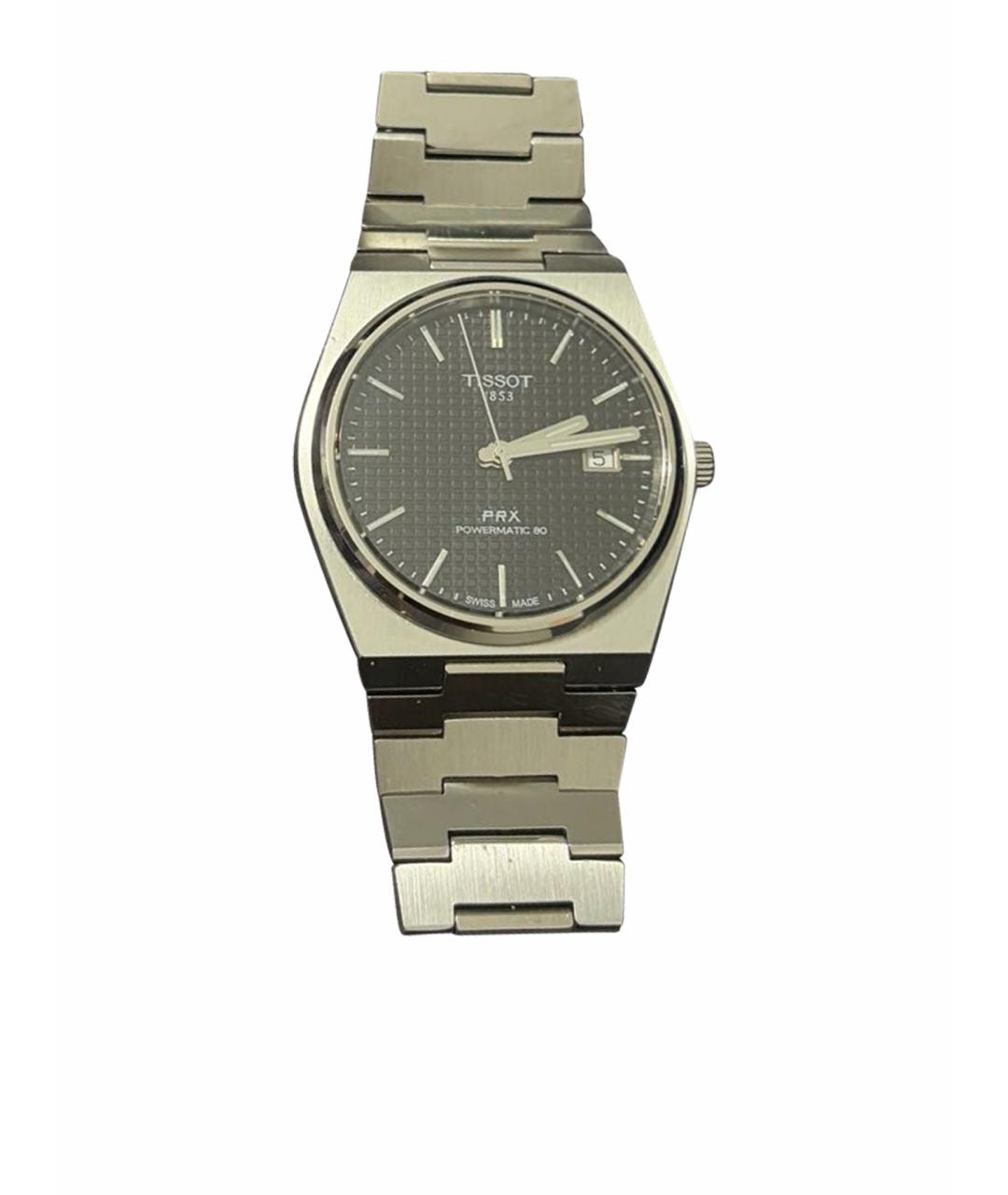 TISSOT Серебряные стальные часы, фото 1