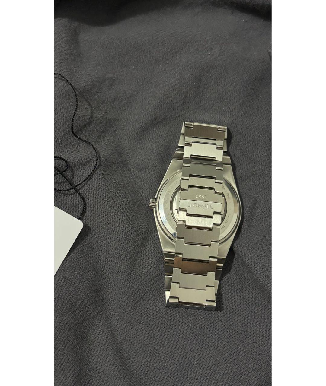 TISSOT Серебряные стальные часы, фото 3