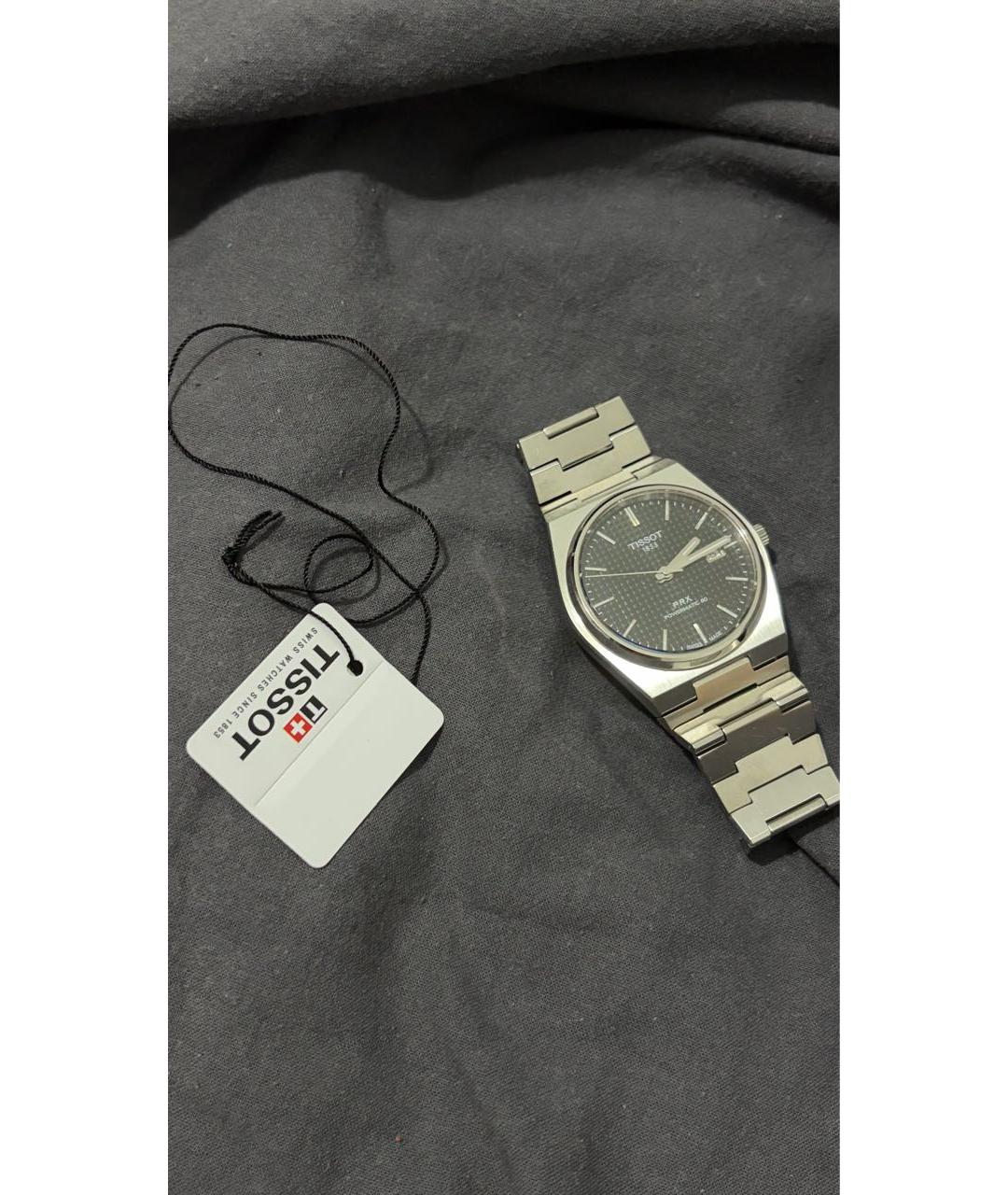 TISSOT Серебряные стальные часы, фото 4