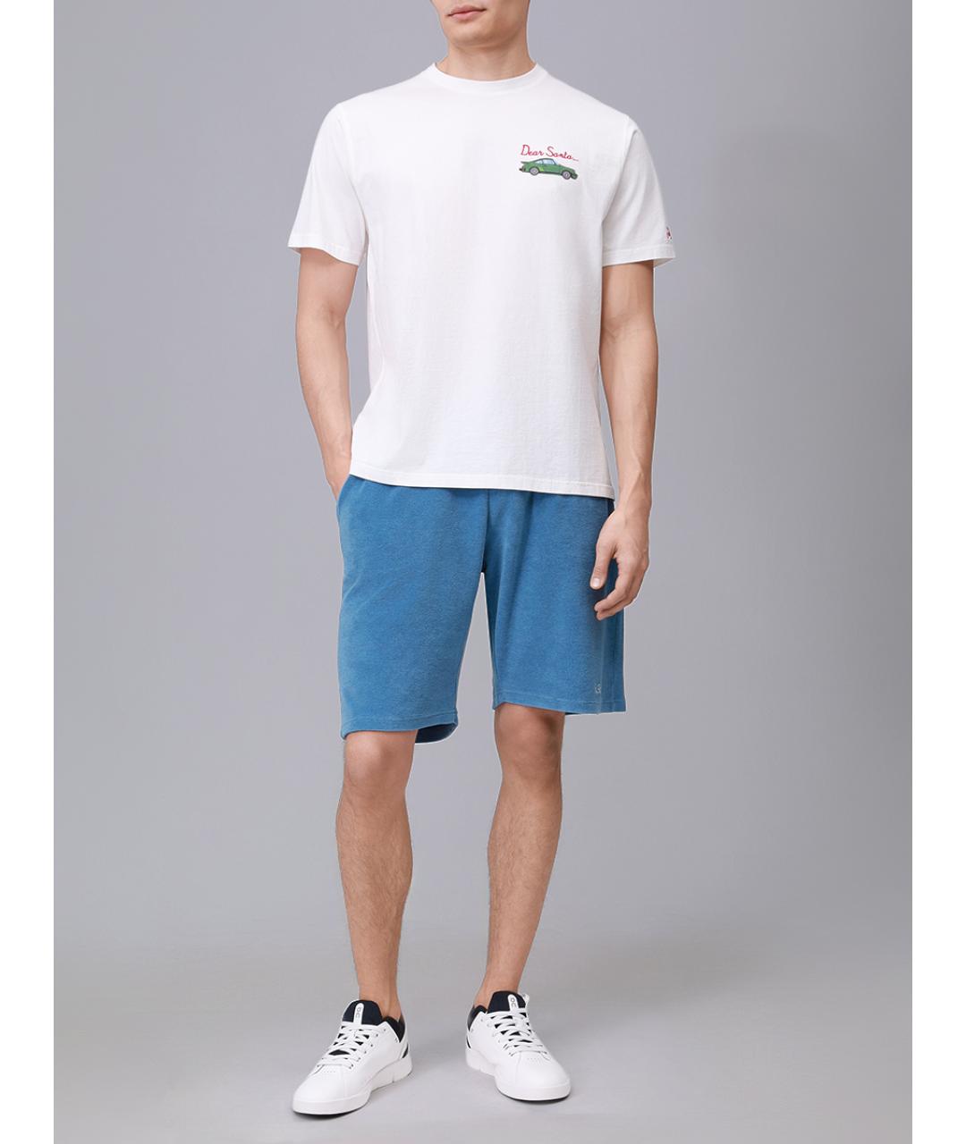 MC2 SAINT BARTH Белая хлопковая футболка, фото 2