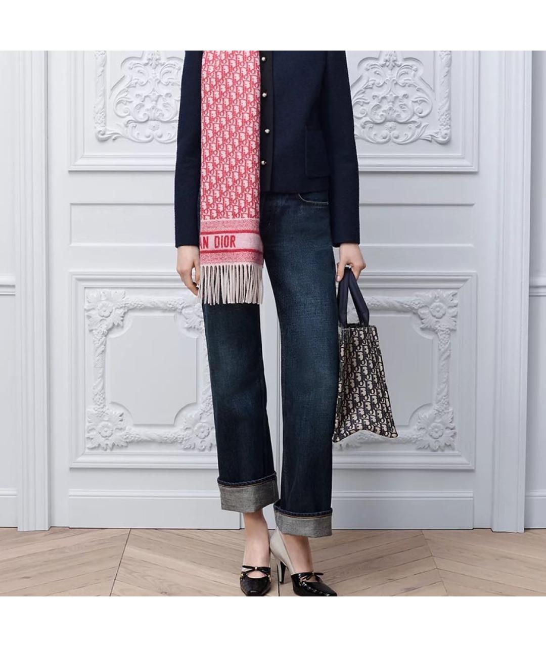 CHRISTIAN DIOR Синие прямые джинсы, фото 2