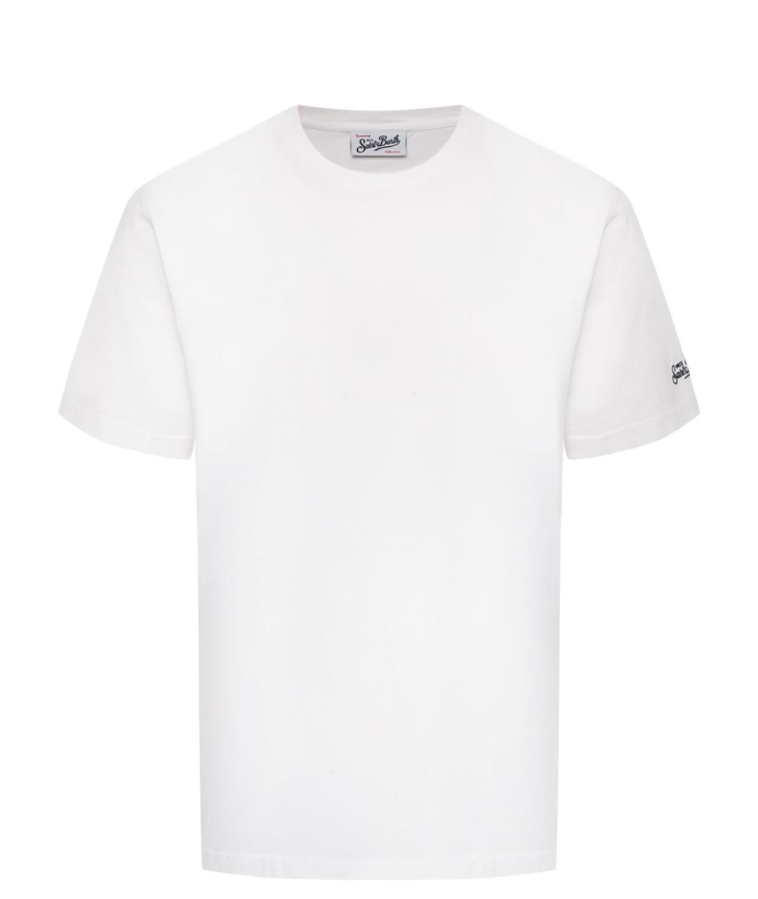MC2 SAINT BARTH Белая хлопковая футболка, фото 1