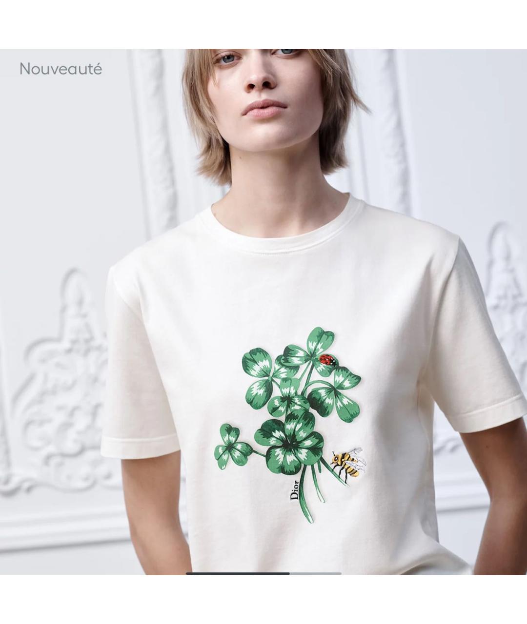 CHRISTIAN DIOR Белая футболка, фото 3