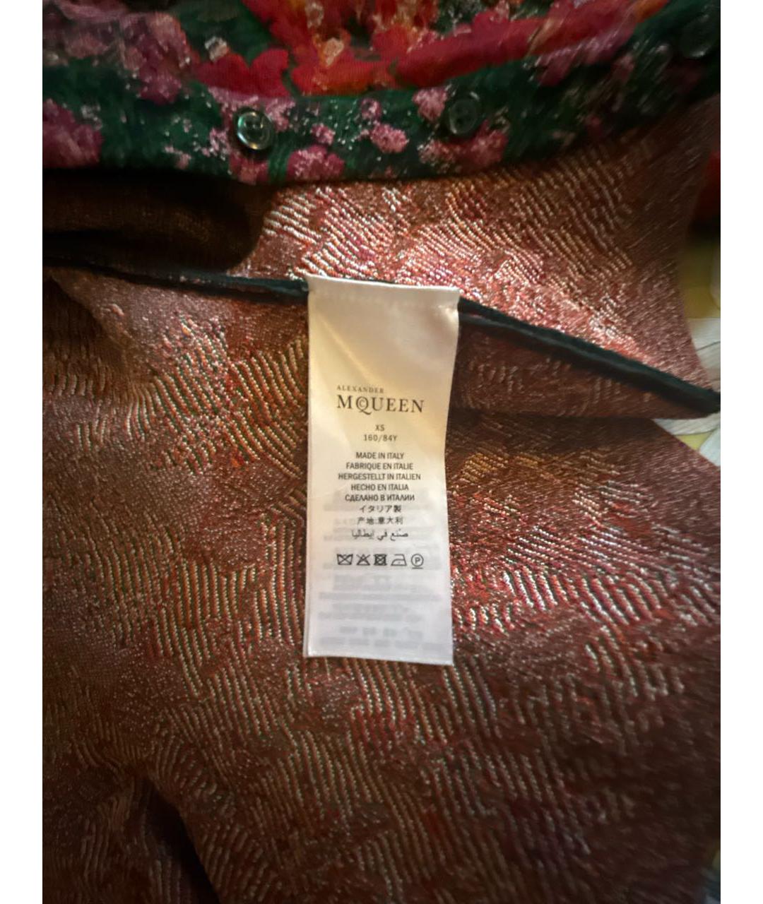 ALEXANDER MCQUEEN Мульти вискозный кардиган, фото 4