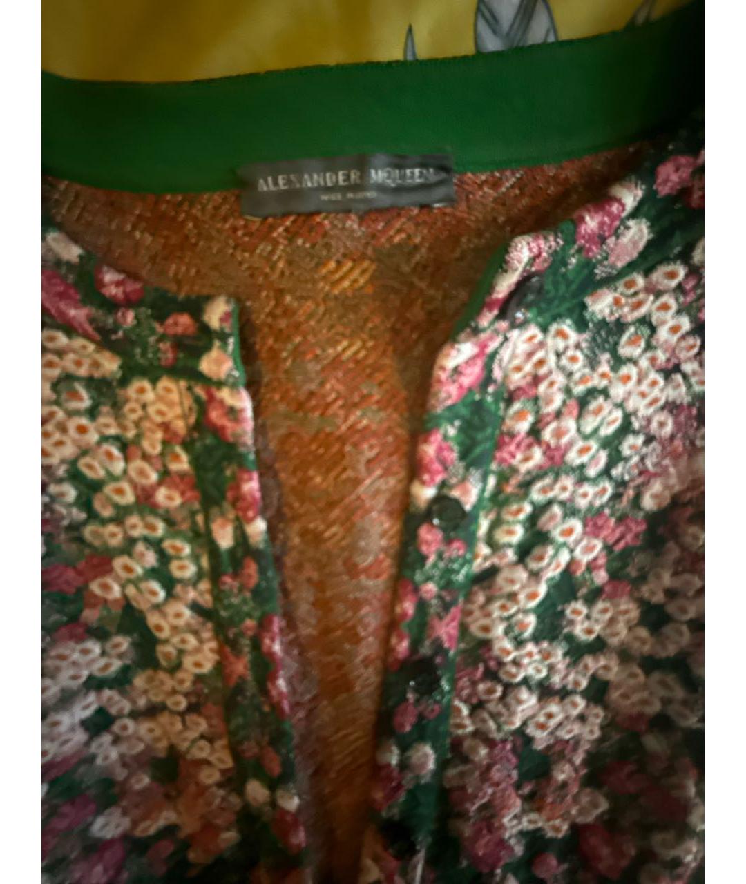 ALEXANDER MCQUEEN Мульти вискозный кардиган, фото 3