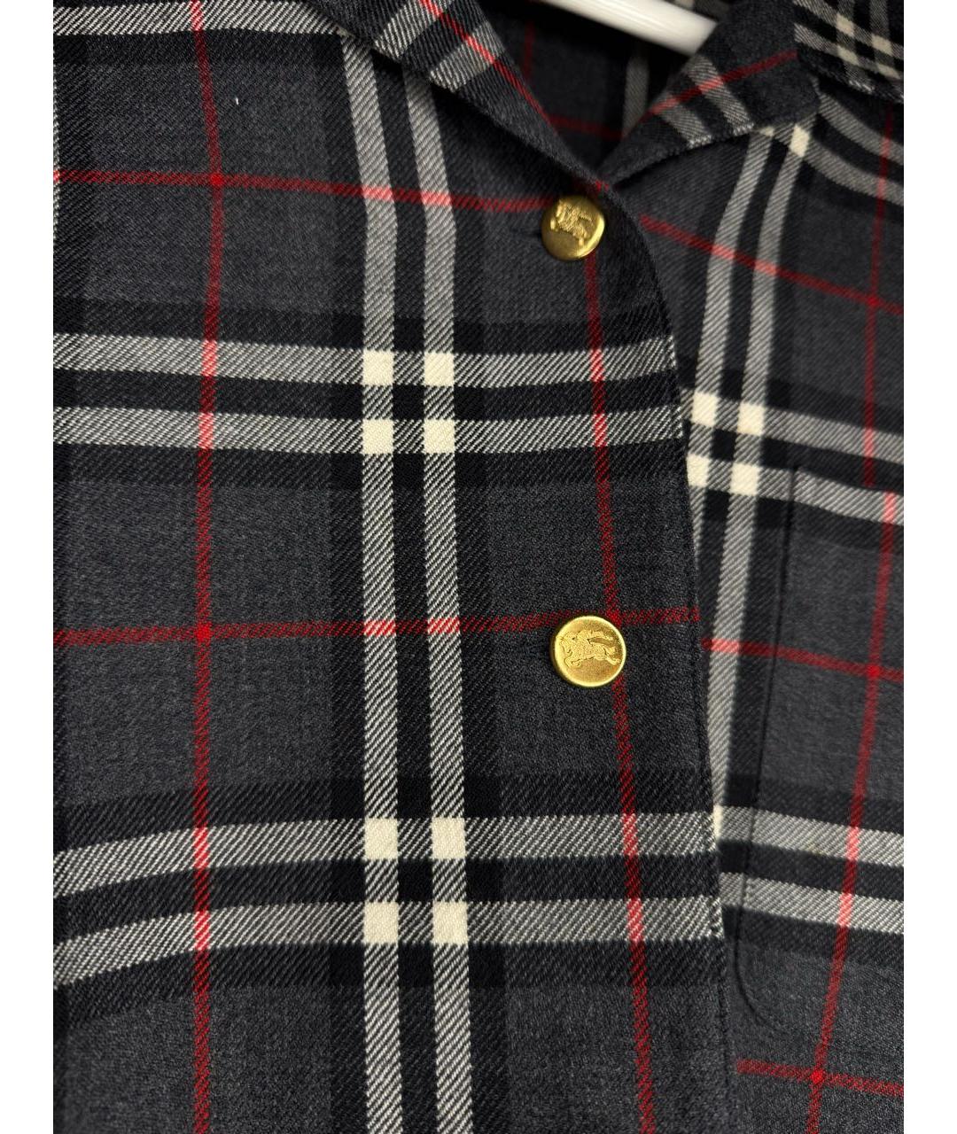 BURBERRY Мульти шерстяная рубашка, фото 2