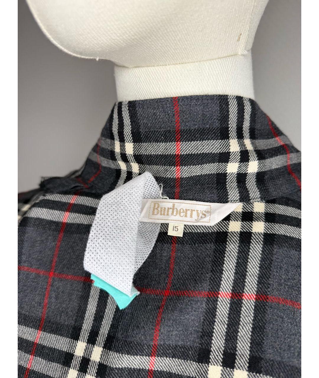 BURBERRY Мульти шерстяная рубашка, фото 8