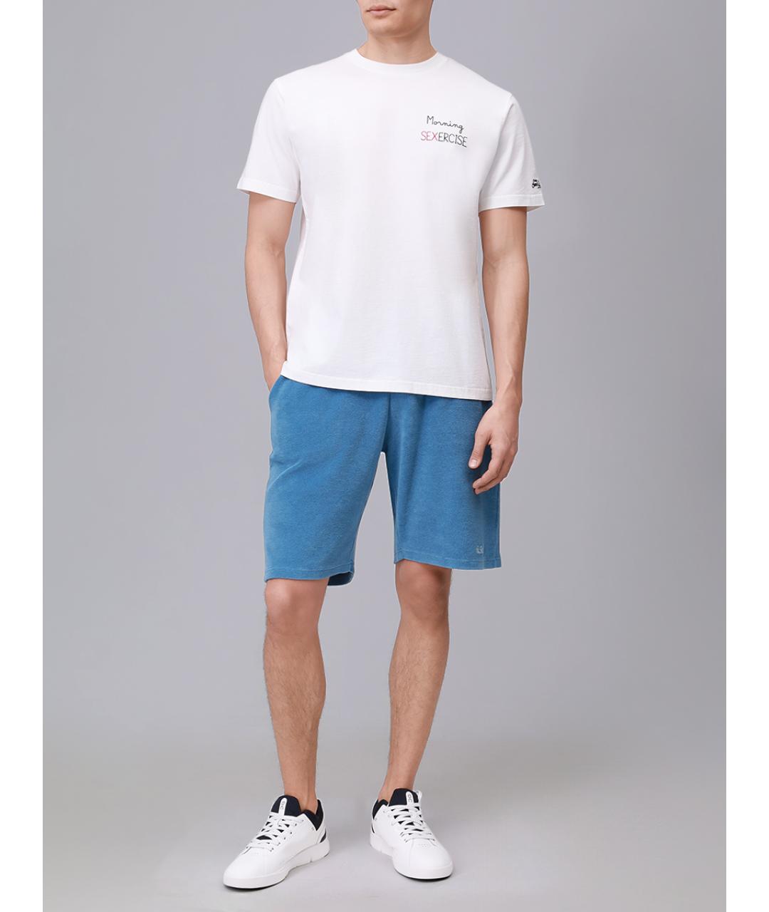 MC2 SAINT BARTH Белая хлопковая футболка, фото 2