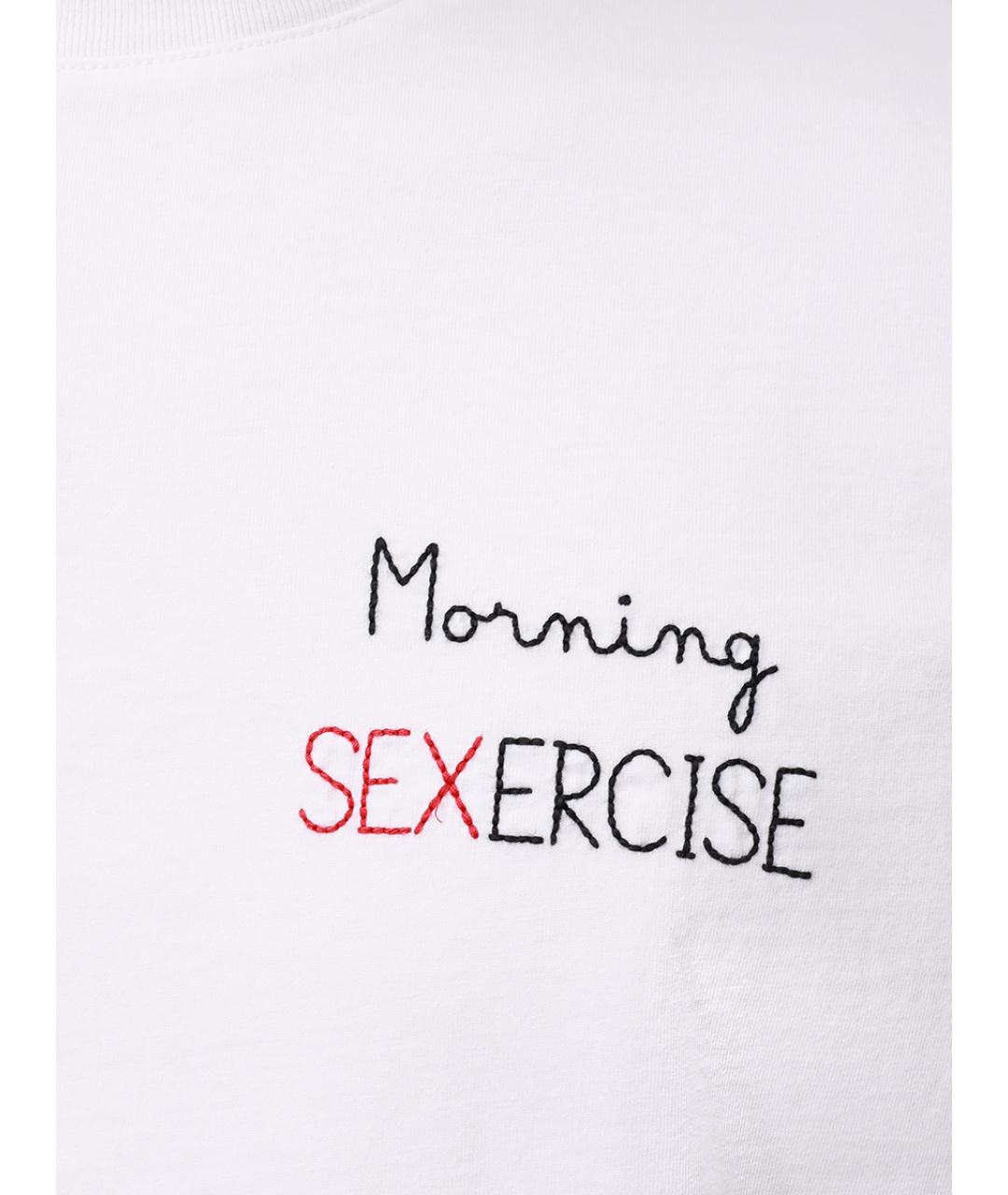 MC2 SAINT BARTH Белая хлопковая футболка, фото 5