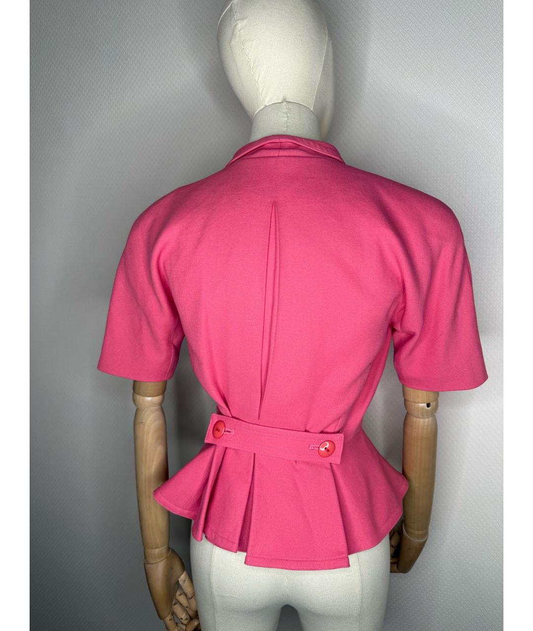 CHRISTIAN DIOR Розовый жакет/пиджак, фото 7