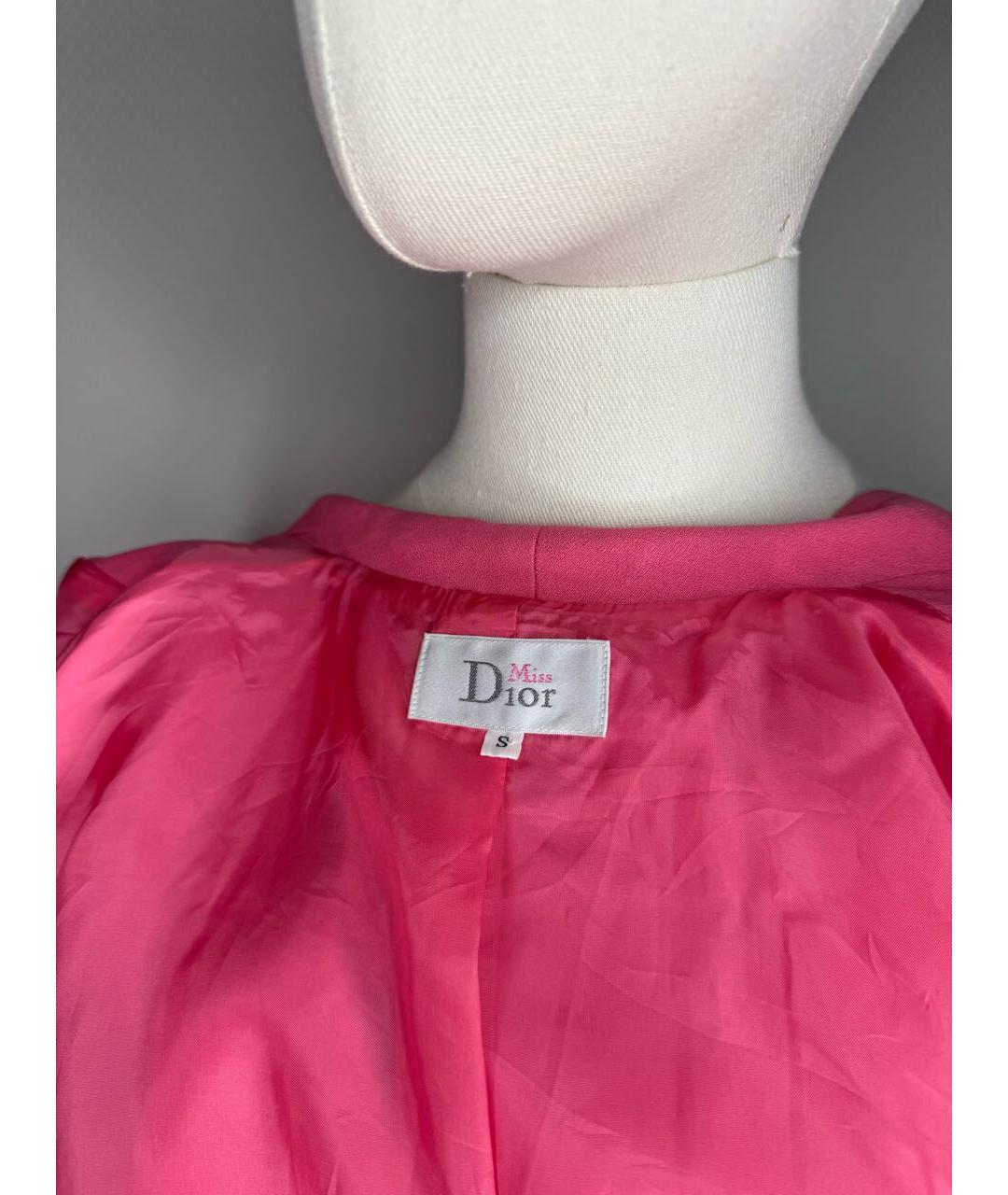 CHRISTIAN DIOR Розовый жакет/пиджак, фото 3