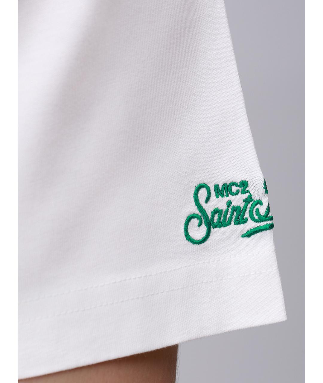 MC2 SAINT BARTH Белая футболка, фото 6
