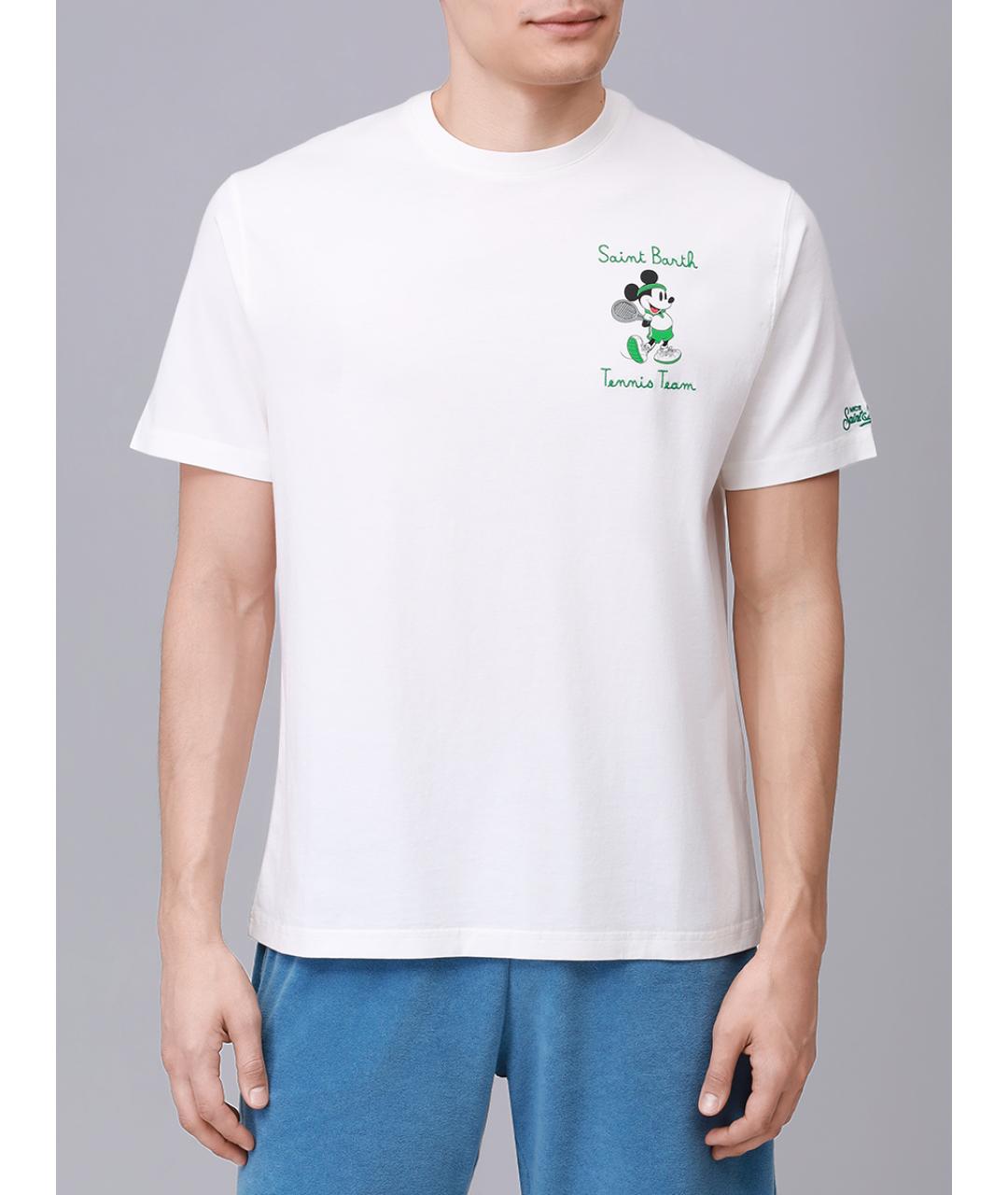 MC2 SAINT BARTH Белая футболка, фото 4