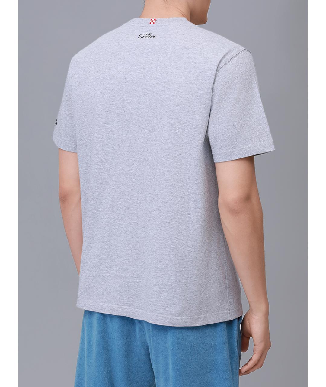 MC2 SAINT BARTH Серая хлопковая футболка, фото 3