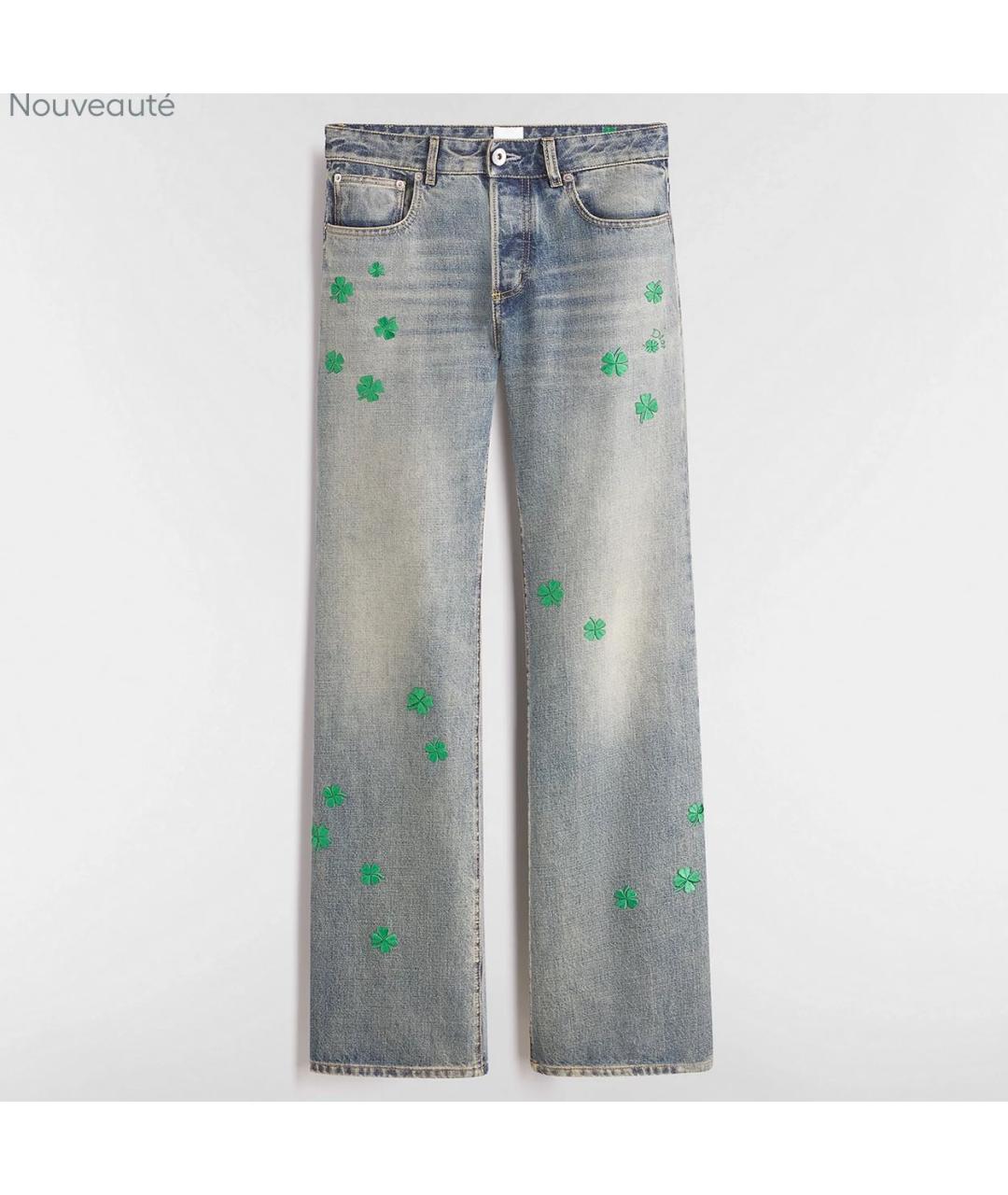 CHRISTIAN DIOR Голубые прямые джинсы, фото 4