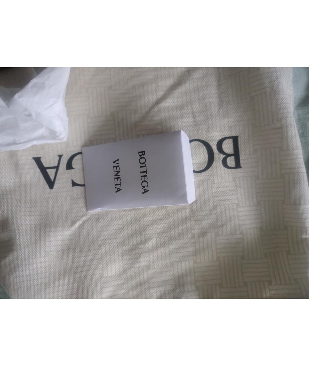 BOTTEGA VENETA Бордовая кожаная сумка через плечо, фото 5