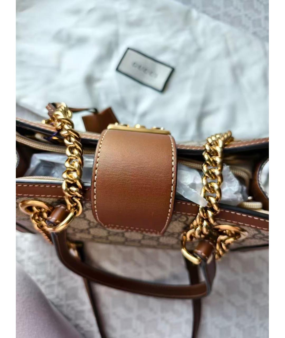 GUCCI Коричневая сумка через плечо, фото 7