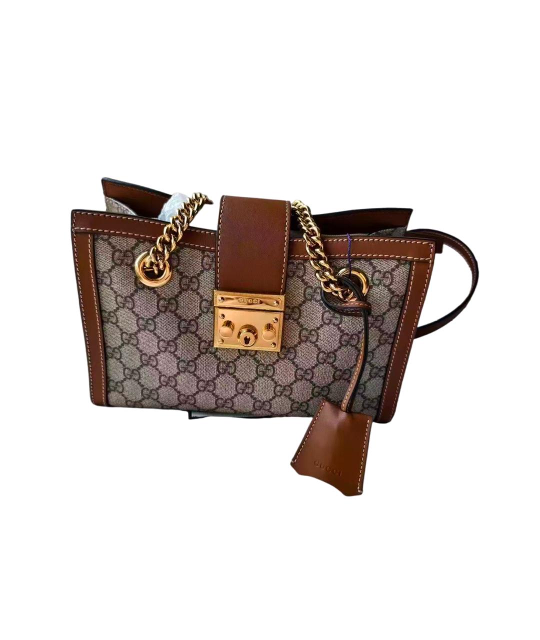 GUCCI Коричневая сумка через плечо, фото 9