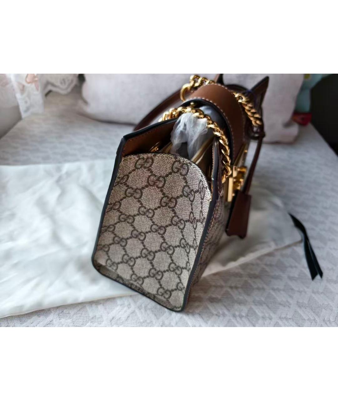 GUCCI Коричневая сумка через плечо, фото 4