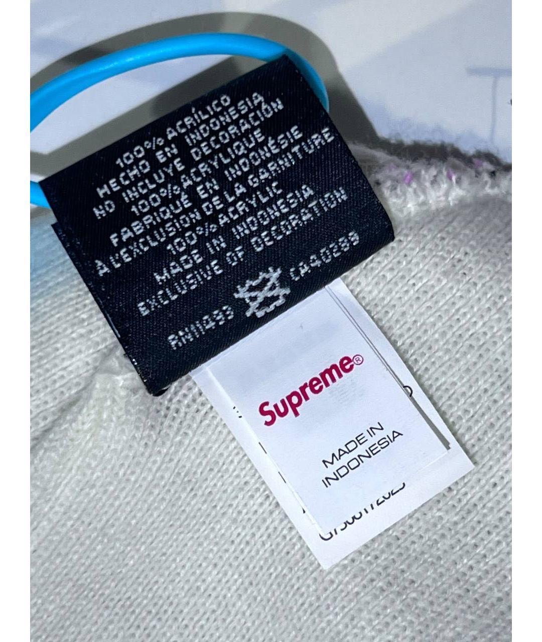 SUPREME Серая шапка, фото 7