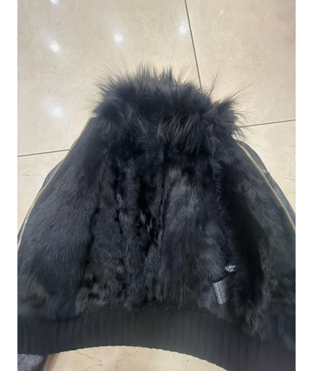 GUCCI Черная кожаная дубленка, фото 7