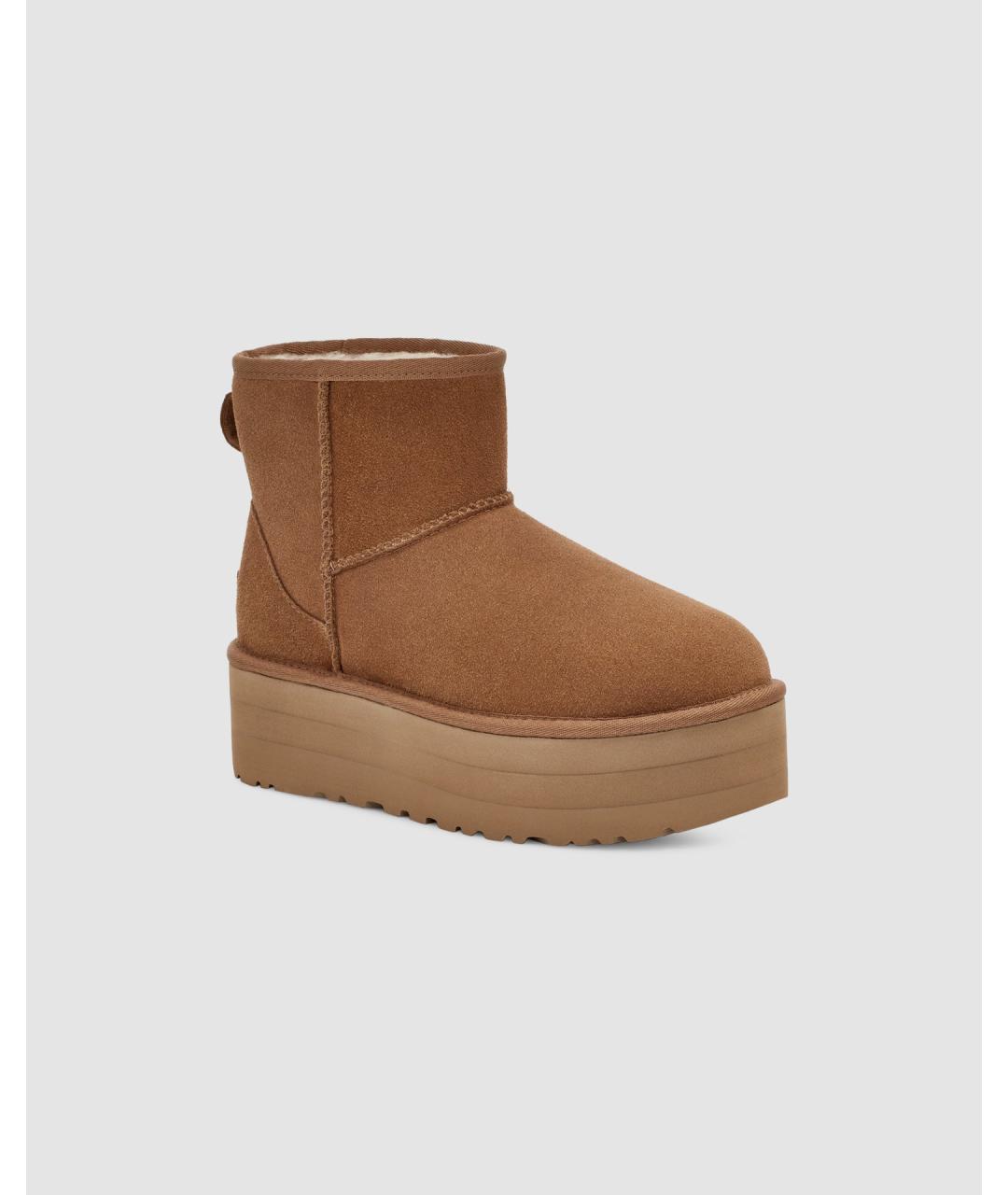 UGG AUSTRALIA Горчичные замшевые сапоги, фото 2