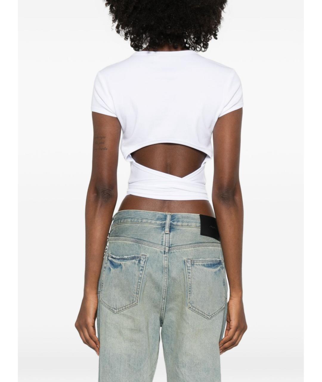 DIESEL Белая хлопковая футболка, фото 3