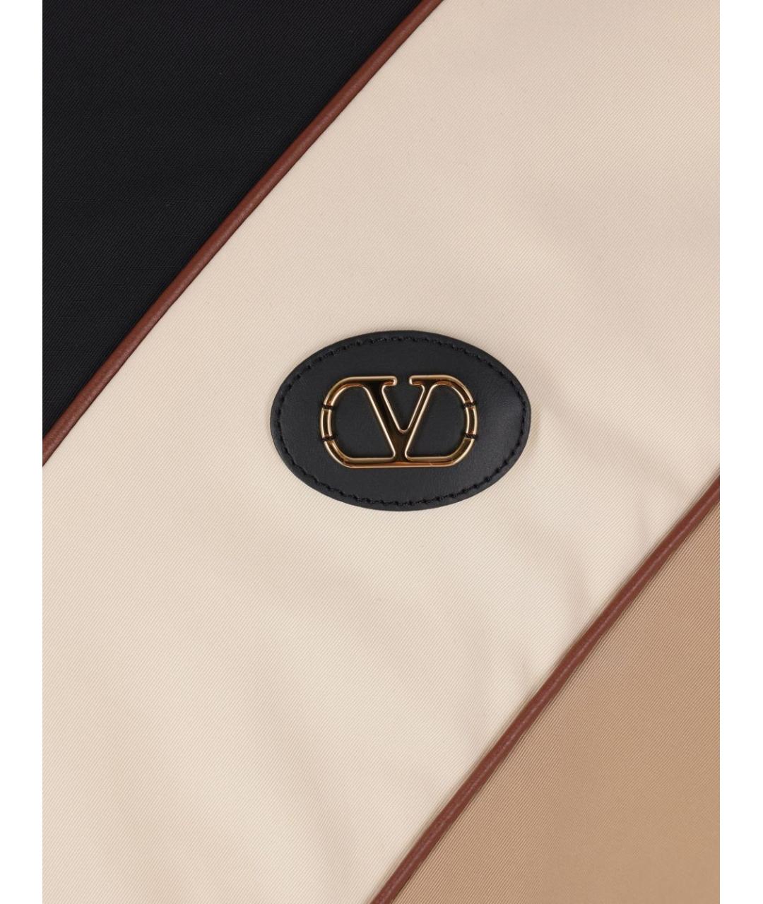 VALENTINO Бежевая полиэстеровая куртка, фото 3