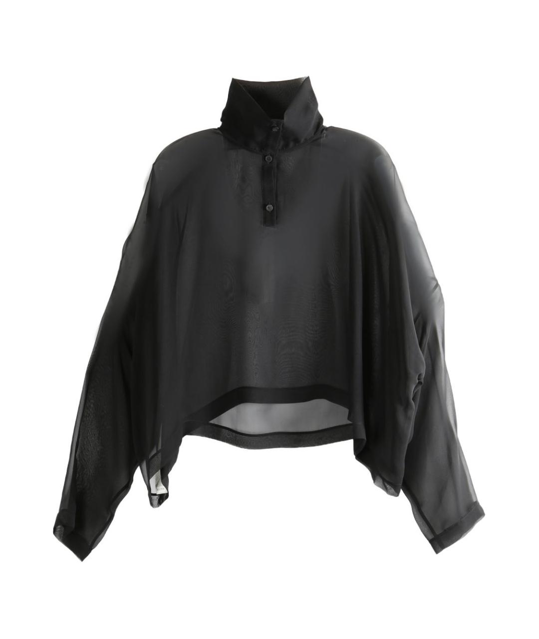 RICK OWENS Черная полиамидовая рубашка, фото 1