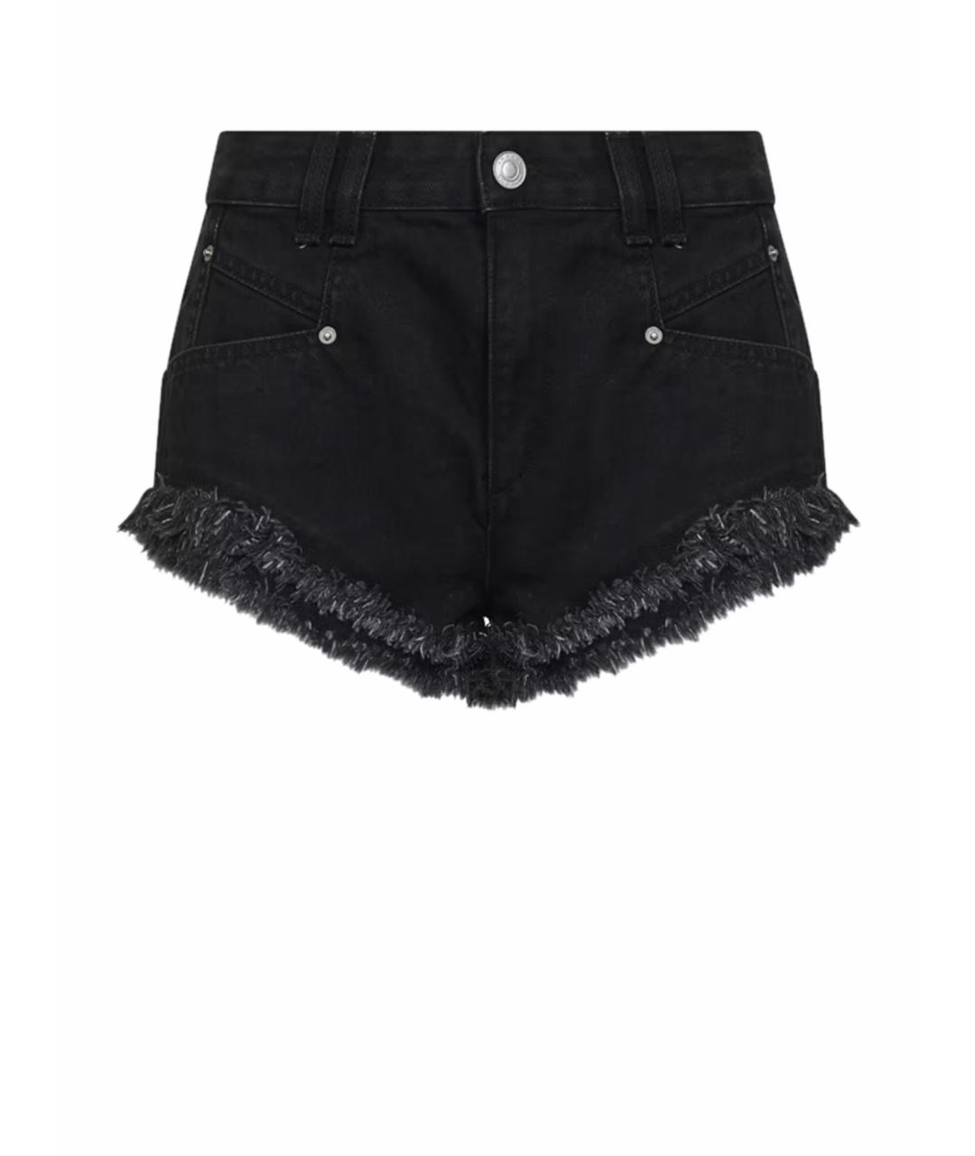 ISABEL MARANT Черные хлопковые шорты, фото 1