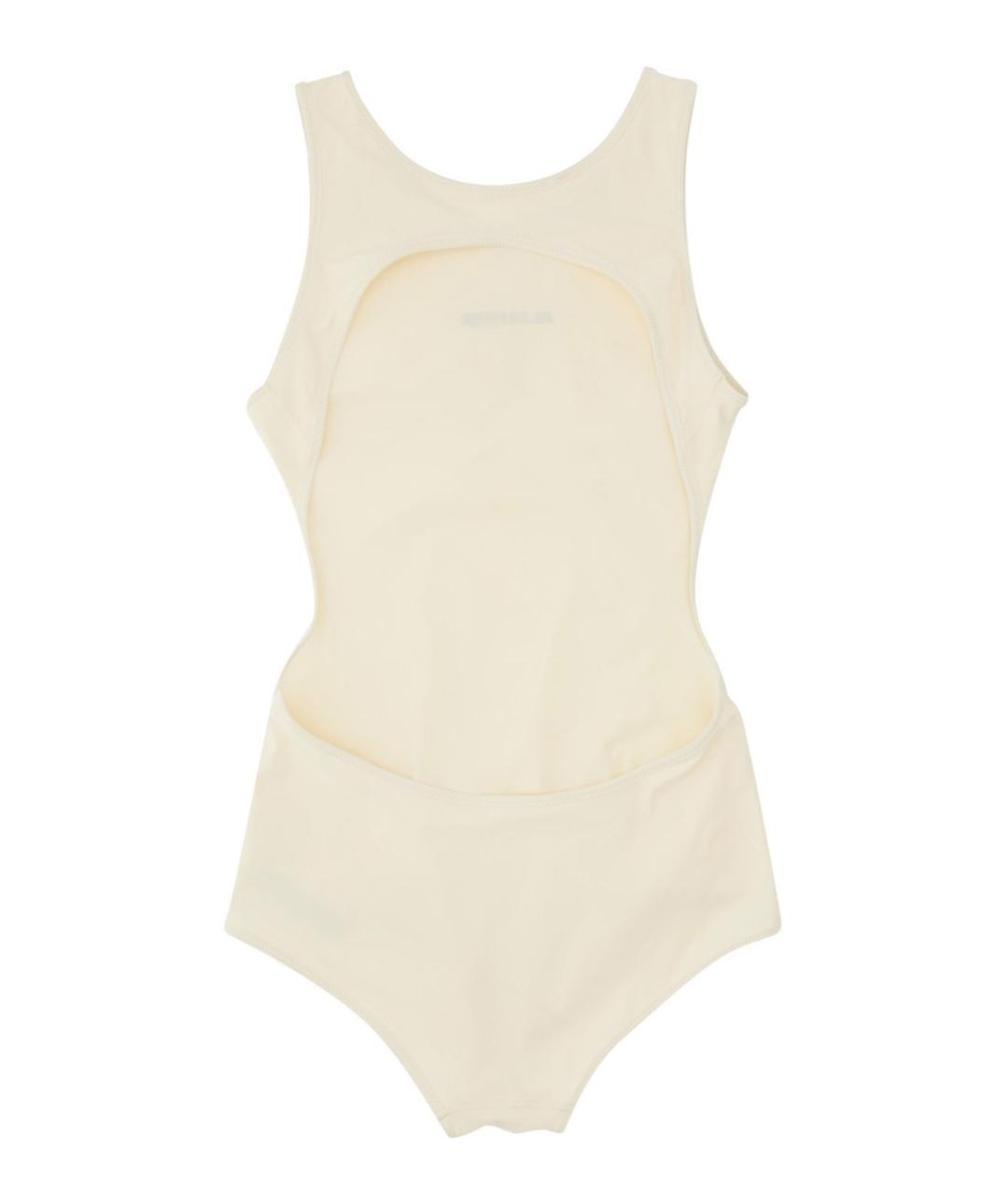 JIL SANDER Белый полиамидовый купальник, фото 3