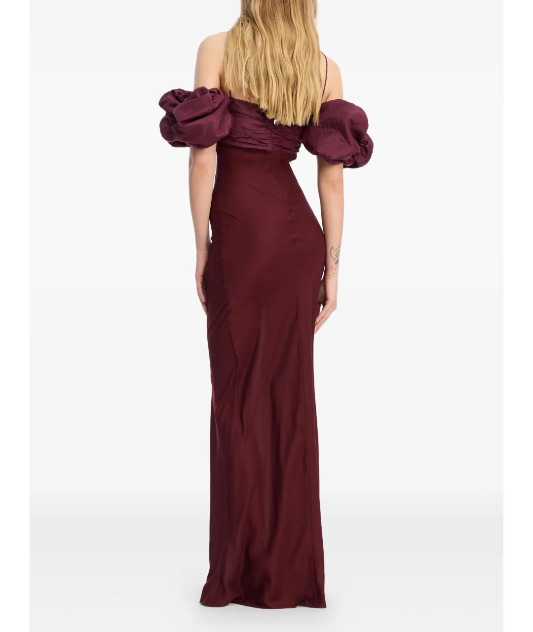 ROTATE Красное полиэстеровое повседневное платье, фото 4