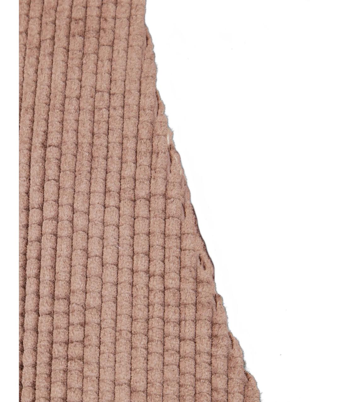 GANNI Коричневое хлопковое повседневное платье, фото 3