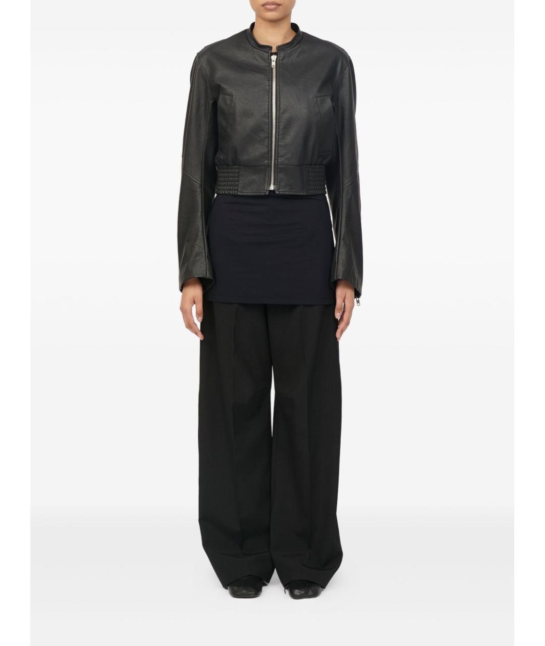 MM6 MAISON MARGIELA Черная полиэстеровая куртка, фото 5