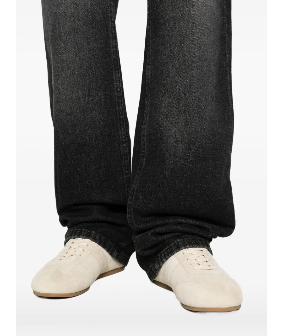 A.P.C. Черные хлопковые прямые джинсы, фото 5