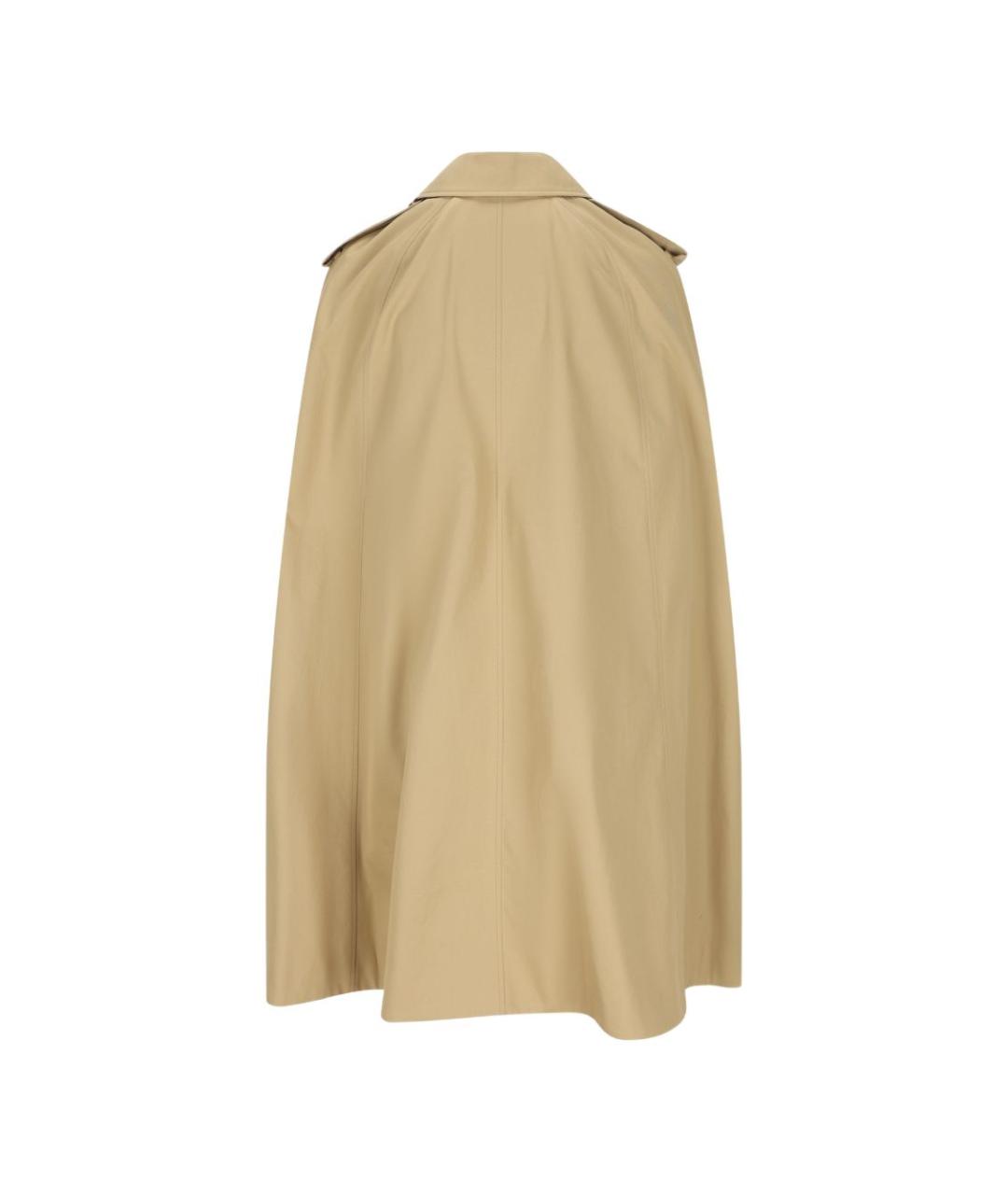 BURBERRY Бежевый хлопковый тренч/плащ, фото 2